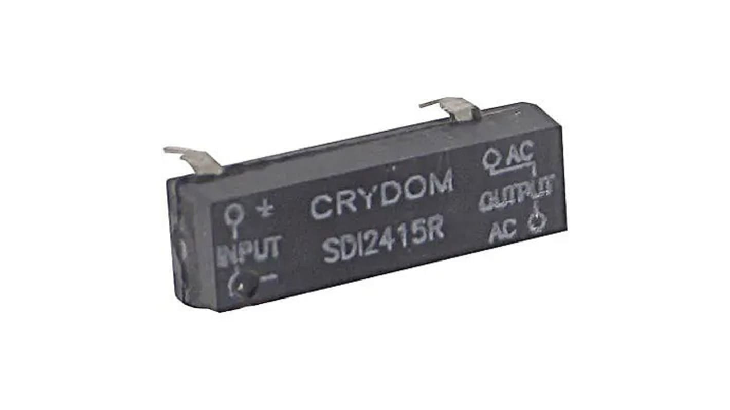 Sensata Crydom Solid State Relay, 1.5 A Load, PCB Mount, 280 V rms Load, 10 V dc Control