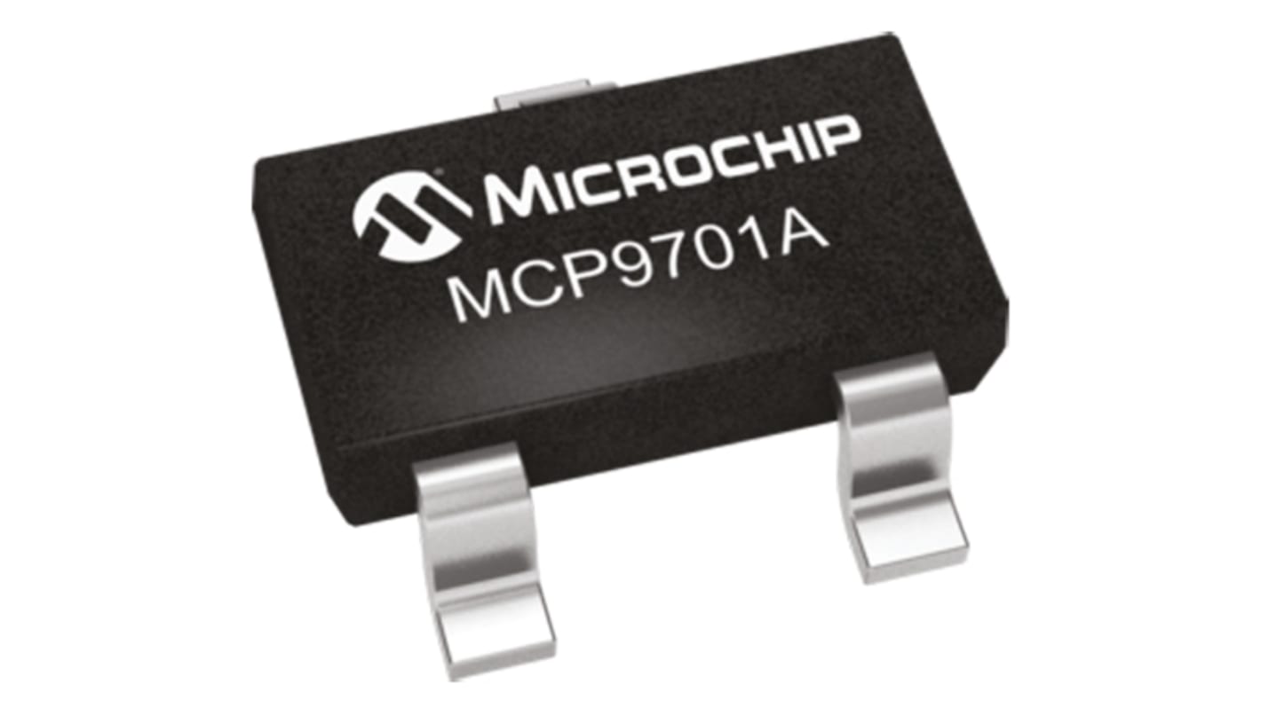 Microchip Voltage Temperature Sensor, Voltage Output, Surface Mount, Analogue, ±2°C, 3 Pins