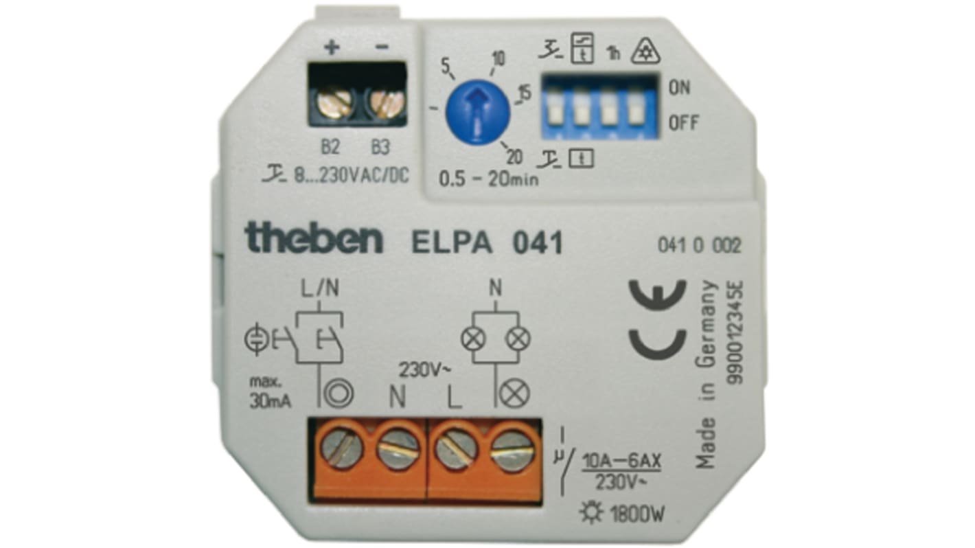 Theben Timer Light Switch 230 V ac, 1-Channel