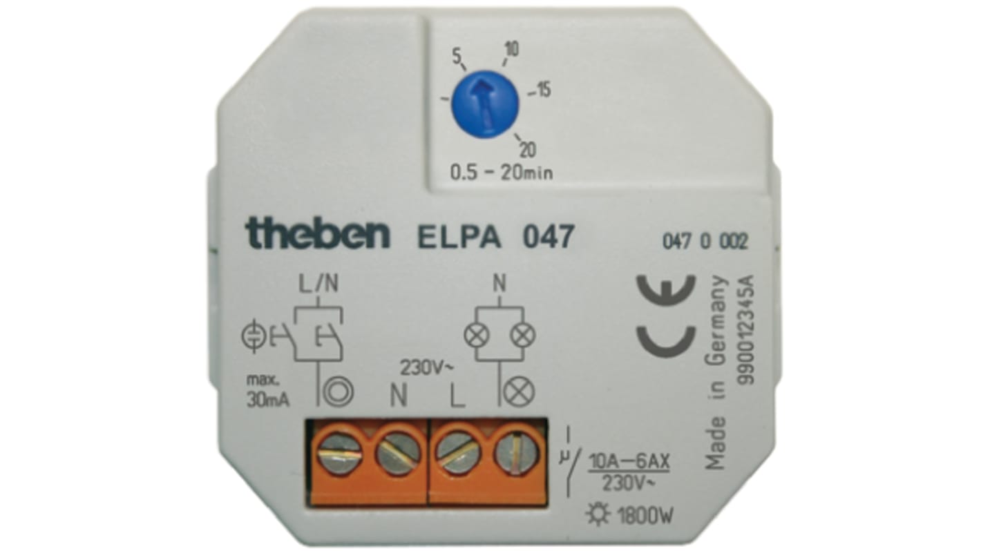 Theben Timer Light Switch 230 V ac, 1-Channel