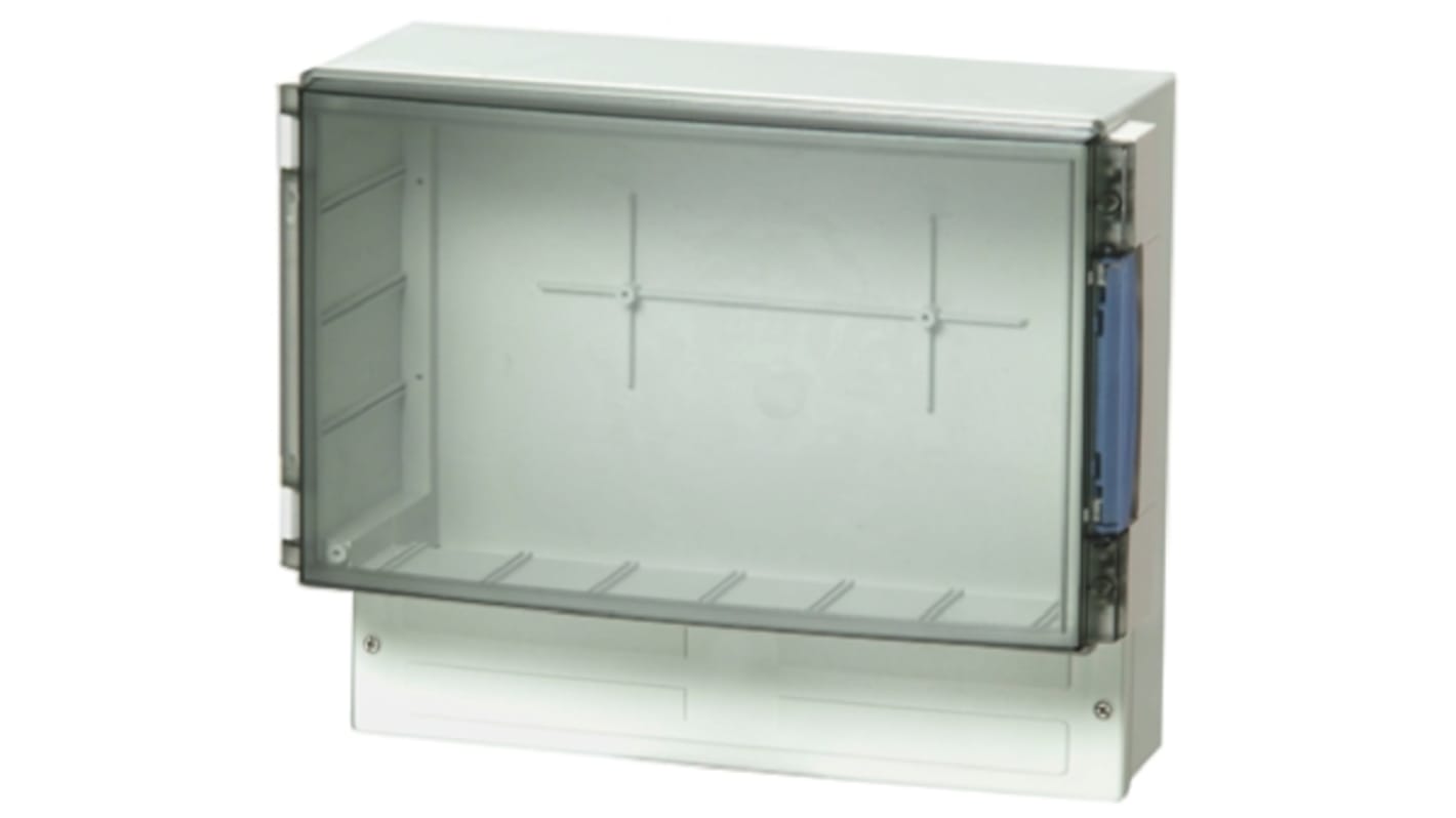 Fibox CARDMASTER Grey, Polycarbonate Enclosure, 390 x 316 x 167mm