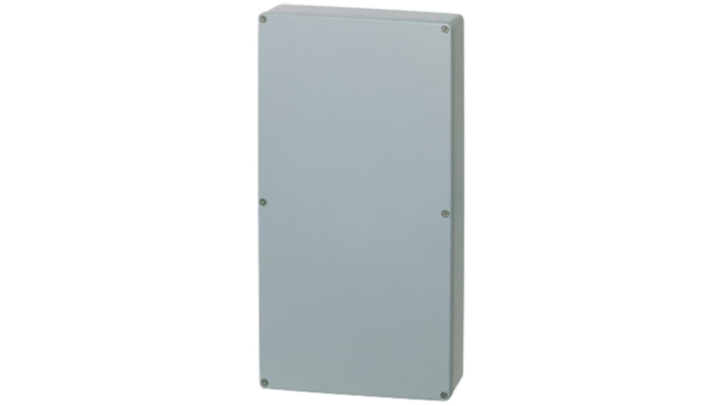 Fibox Euronord Series Grey Aluminium Enclosure, IP66, IP67, IP68, Grey Lid, 600 x 310 x 110mm