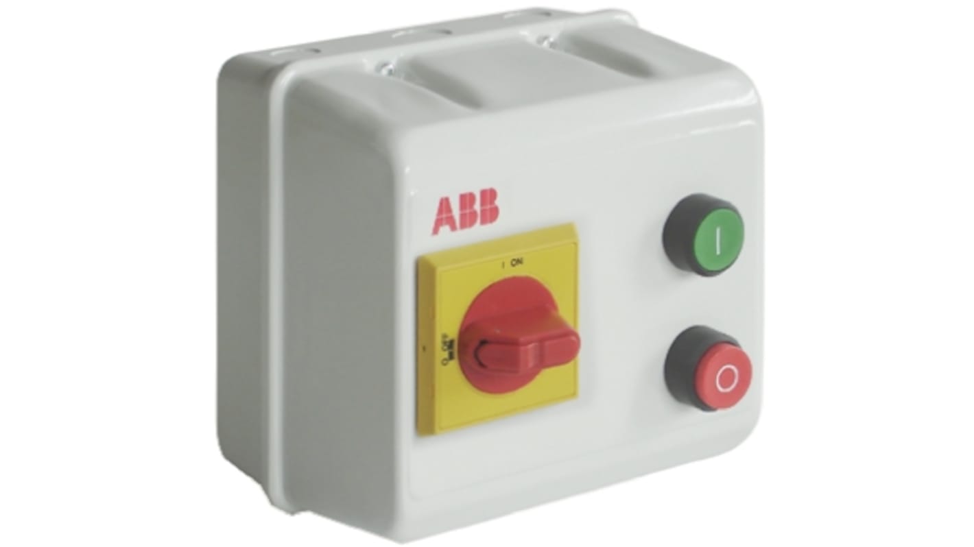 ABB DOL启动器, 3相, 7.5 kW, 400 V 交流, IP55, 自动, 184mm x 184mm x 165mm, 1TVC系列
