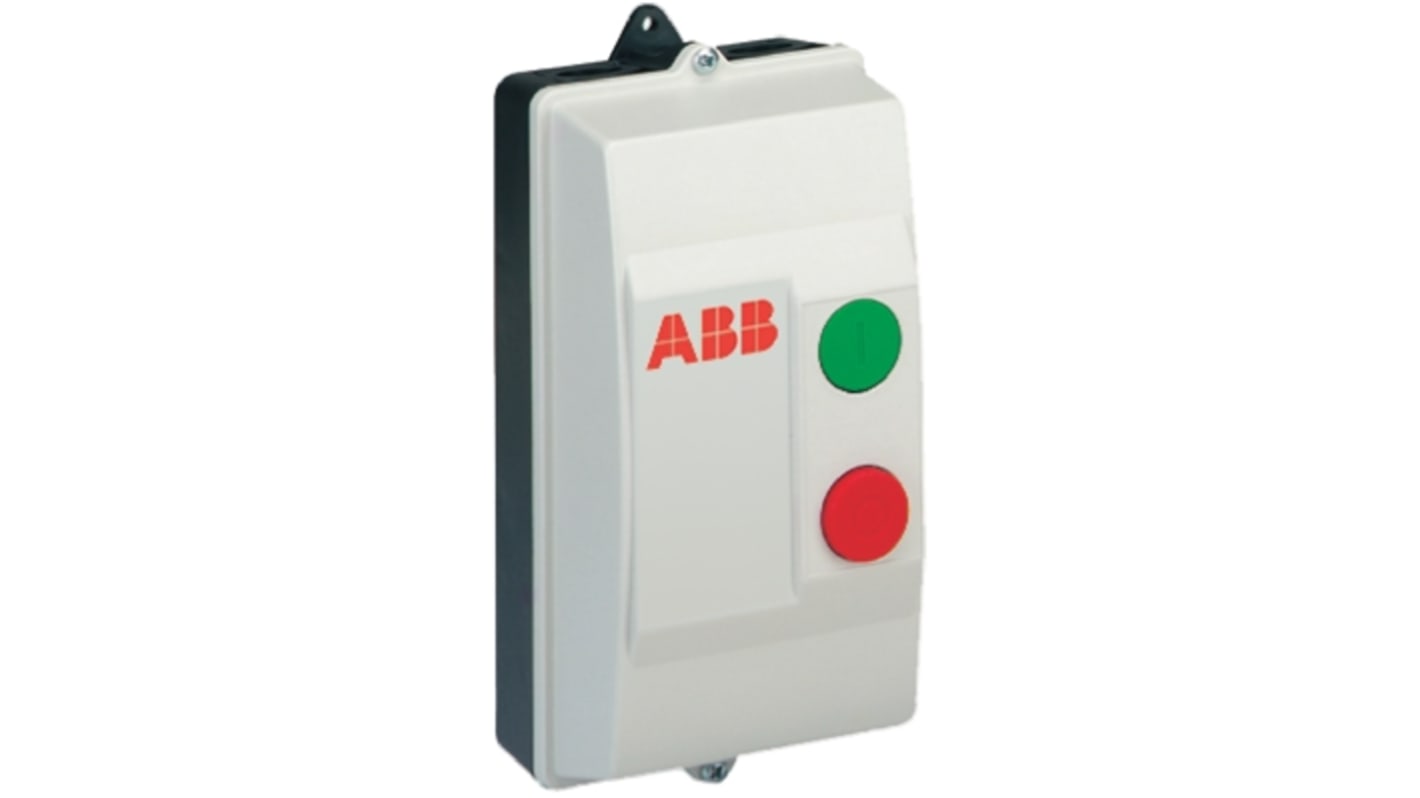 ABB DOL Starter, DOL, 5.5 kW, 400 V ac, 3 Phase, IP65