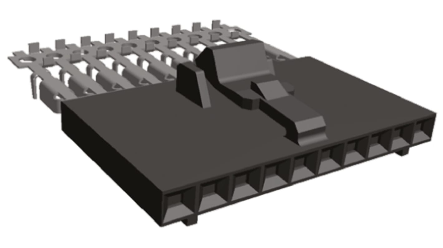 TE Connectivity 10-Way IDC Connector Socket for Cable Mount, 1-Row