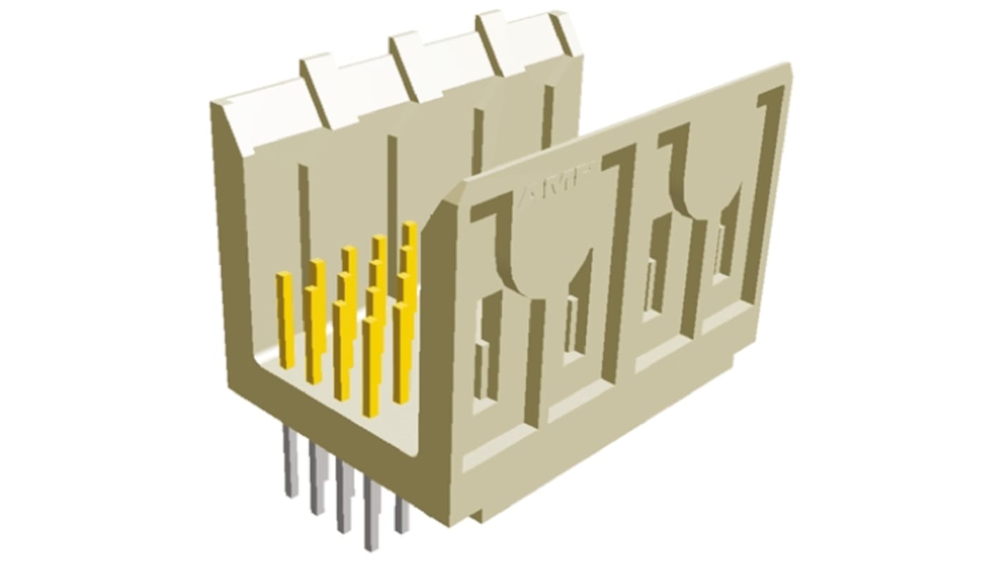 TE Connectivity, Z-PACK 2mm Pitch Backplane Connector, Straight, 4 Row, 48 Way