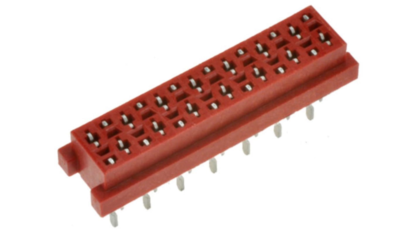 Gniazdo PCB 14 -pinowe 2 -rzędowe raster: 1.27mm typu płytka – płytka Proste Przewlekany