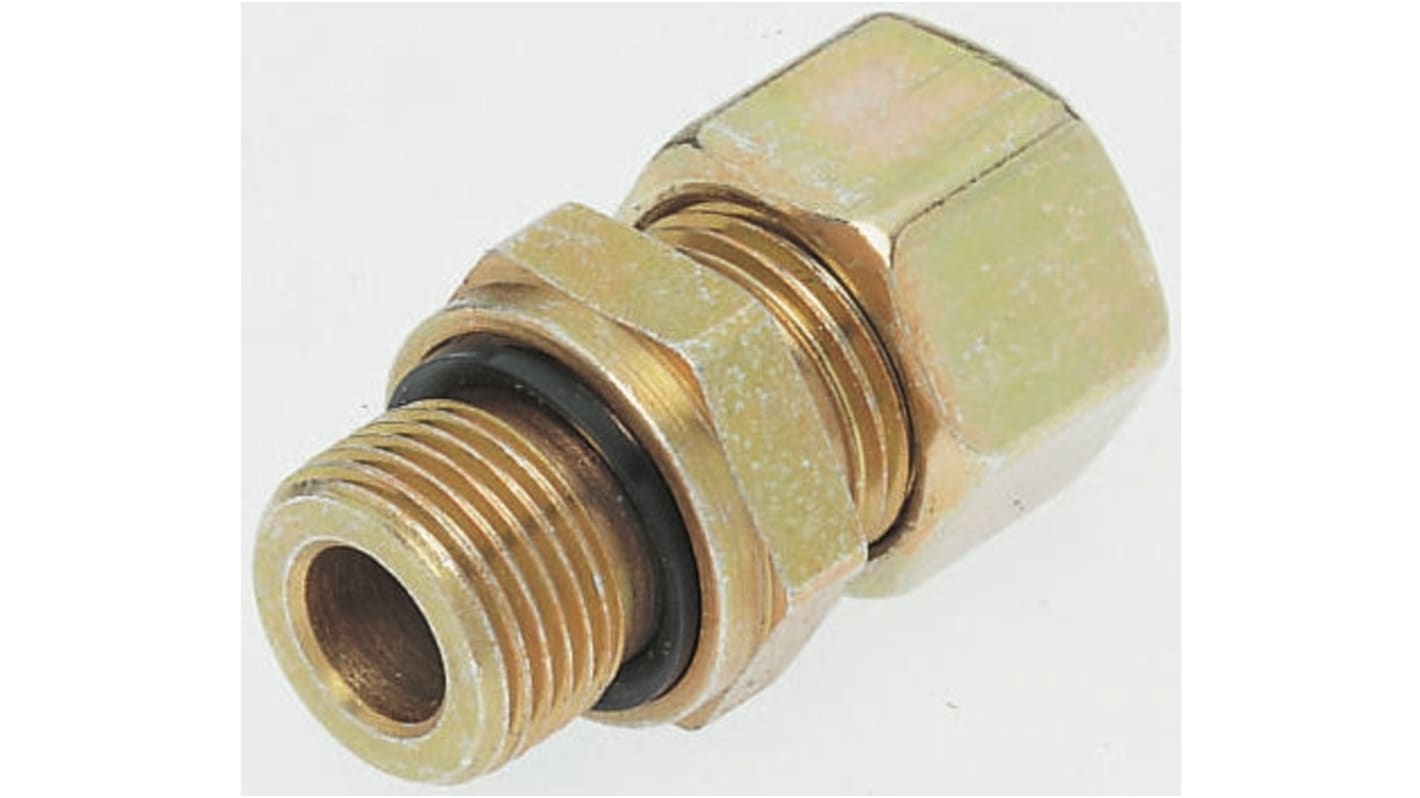 Raccordo pneumatico Parker, serie GE-R-ED Zincato senza cromo