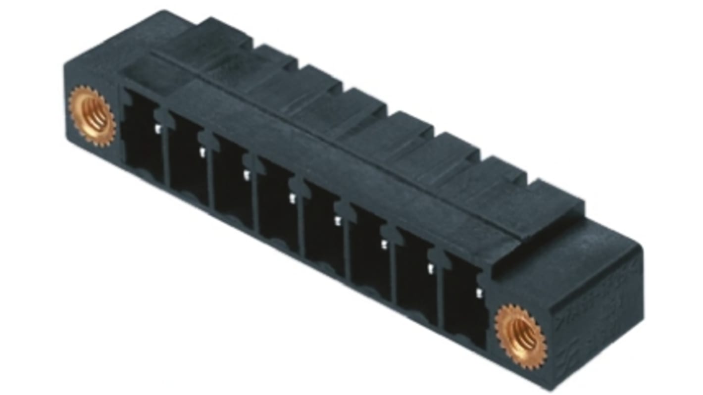 File di contatti PCB Weidmuller, 2 vie, 1 fila, passo 3.81mm