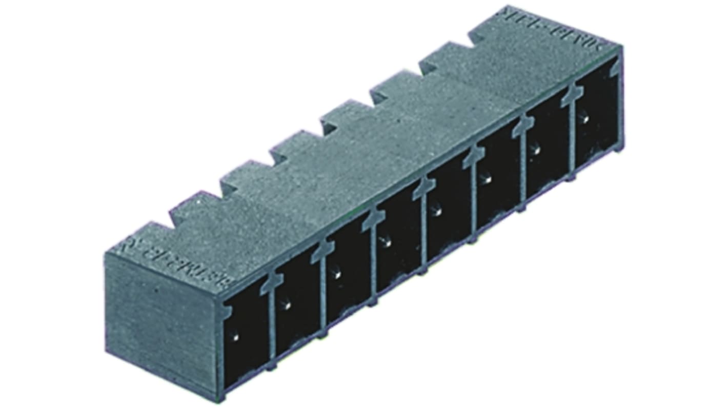 Weidmuller 3.81mm Pitch 4 Way Right Angle Pluggable Terminal Block, Header, Through Hole, Solder Termination