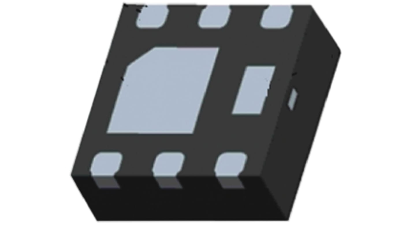 onsemi Nチャンネル MOSFET20 V 9.5 A 表面実装 パッケージMicroFET 2 x 2 6 ピン
