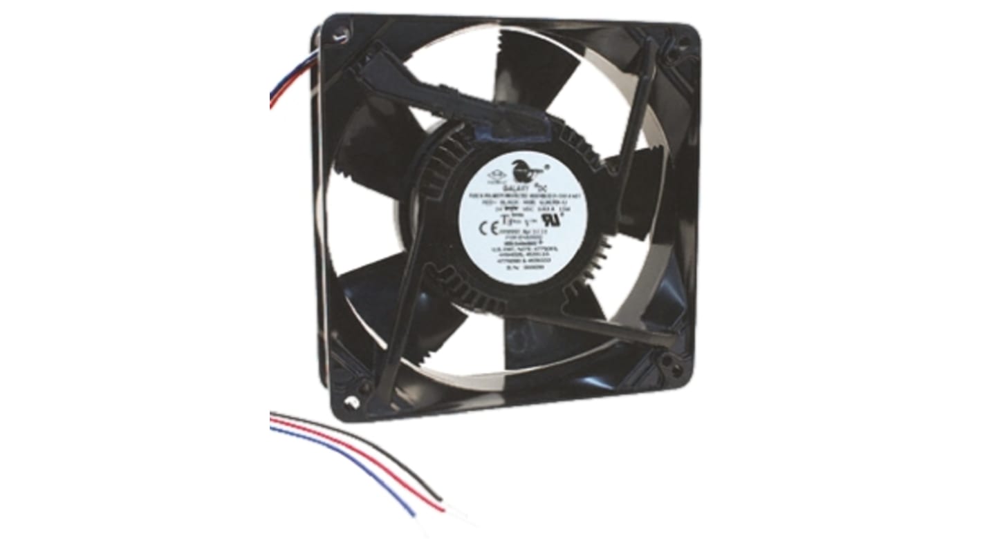 COMAIR ROTRON Enviro Series Axial Fan, 12 V dc, DC Operation, 323m³/h, 30W, 2.5A Max, 127 x 127 x 38mm