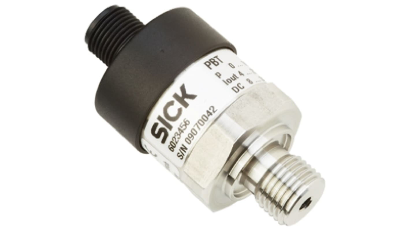 SICK Pressure Sensor, 0bar Min, 250bar Max, Analogue Output, Relative Reading
