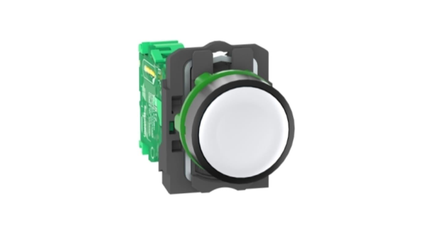 Schneider Electric 无线电控制开关, Φ22mm开孔, 白色圆形塑料, Harmony XB5系列