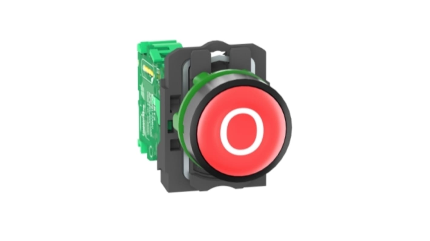 Schneider Electric 无线电控制开关, Φ22mm开孔, 红色圆形塑料, Harmony XB5系列