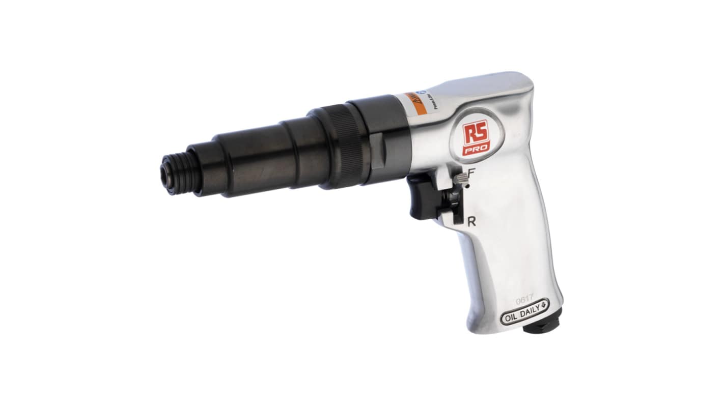 RS PRO APT407 Pistolenluftschraubendreher, 1/4 Zoll, 1800U/min, 4.6m/s²