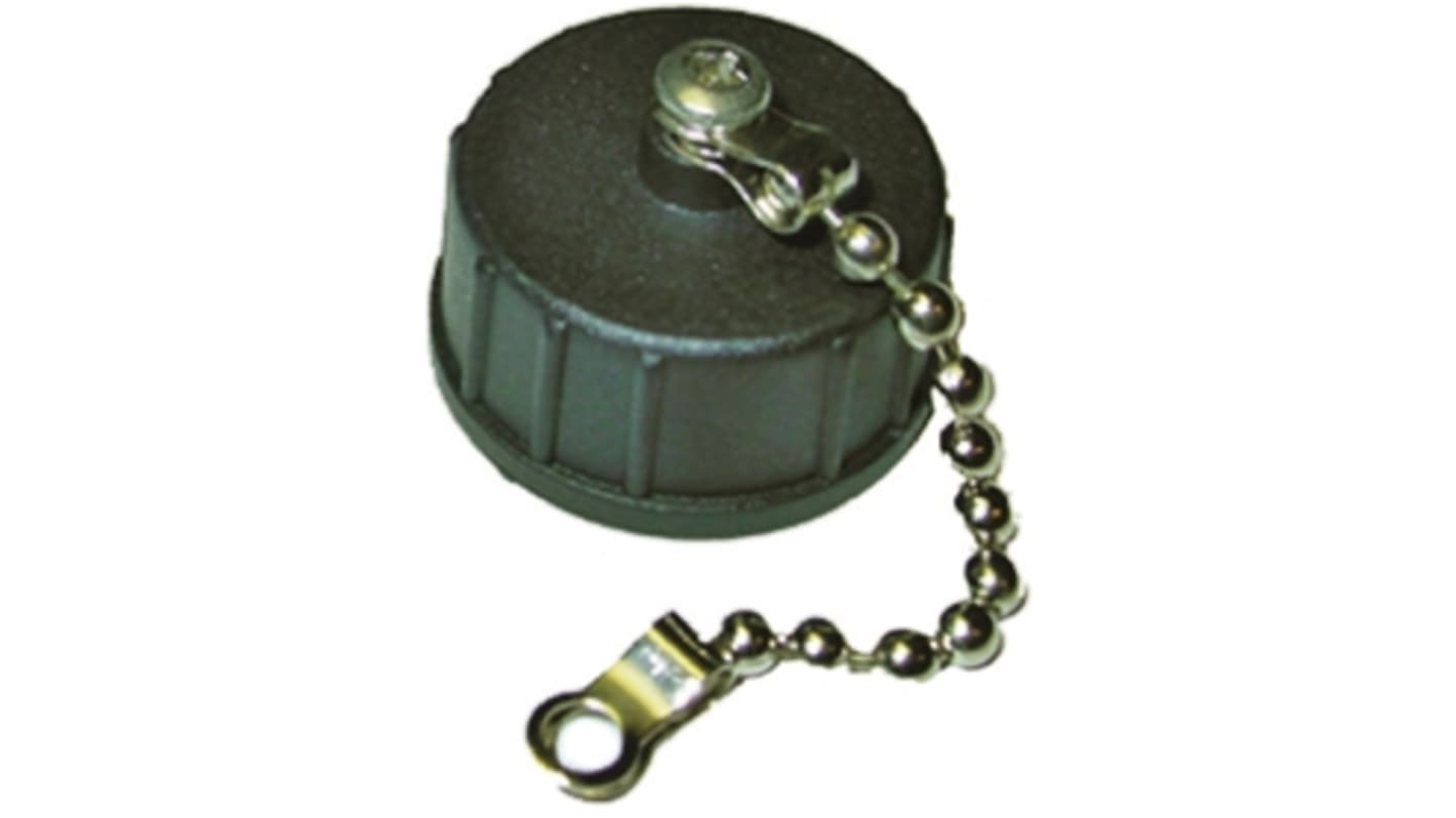 Amphenol Socapex Cap with Chain for use with USBBF Series Field Receptacles