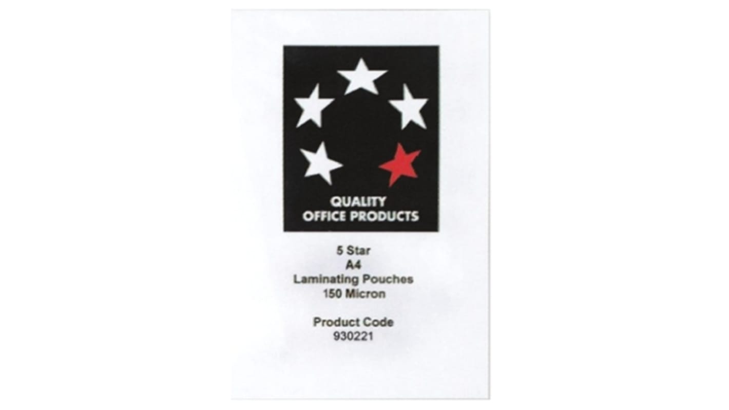 5 Star Laminator Pouches