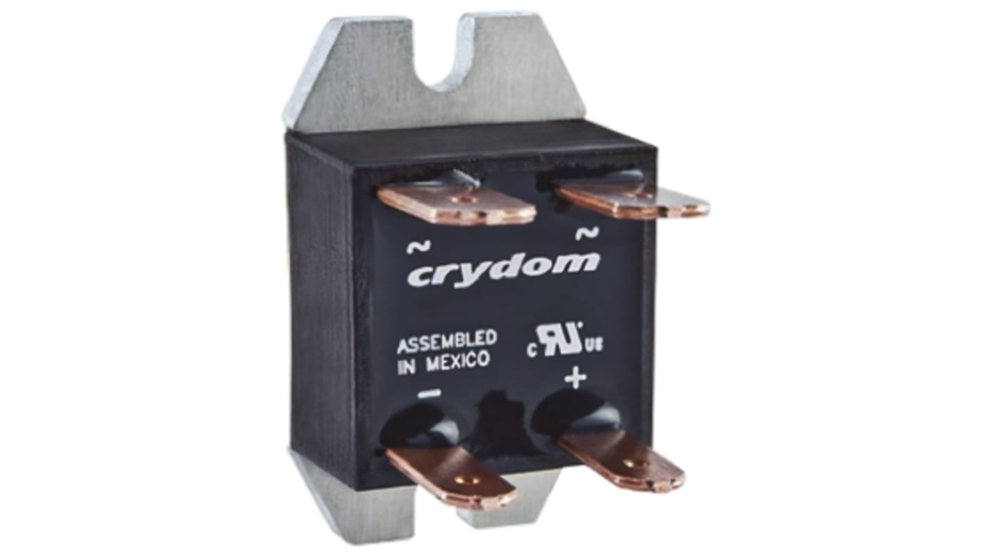 Sensata Crydom Solid State Relay, 10 A Load, Panel Mount, 280 V ac Load, 27 V dc Control