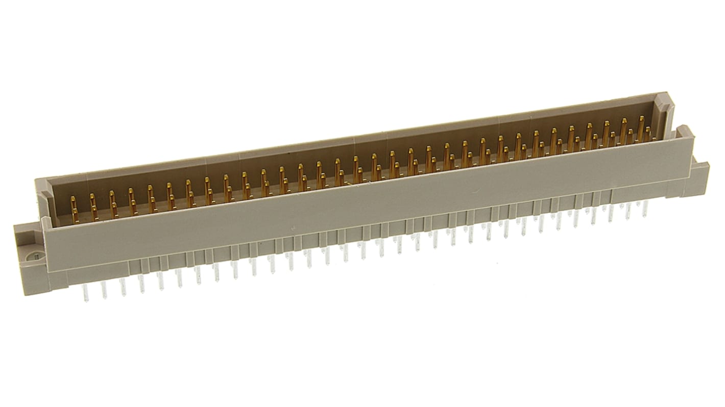 Connettore DIN 41612 HARTING Maschio, Ad angolo diritto, 96 vie 3 file, terminazione a saldare
