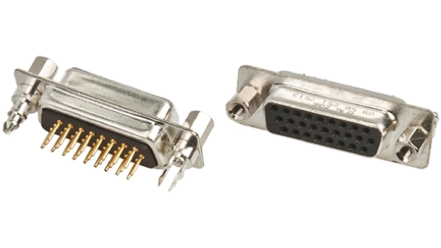 HARTING D-subコネクタ, 26極, メス, スルーホール実装 HARTING D-subコネクタ, 26極, メス, スルーホール実装