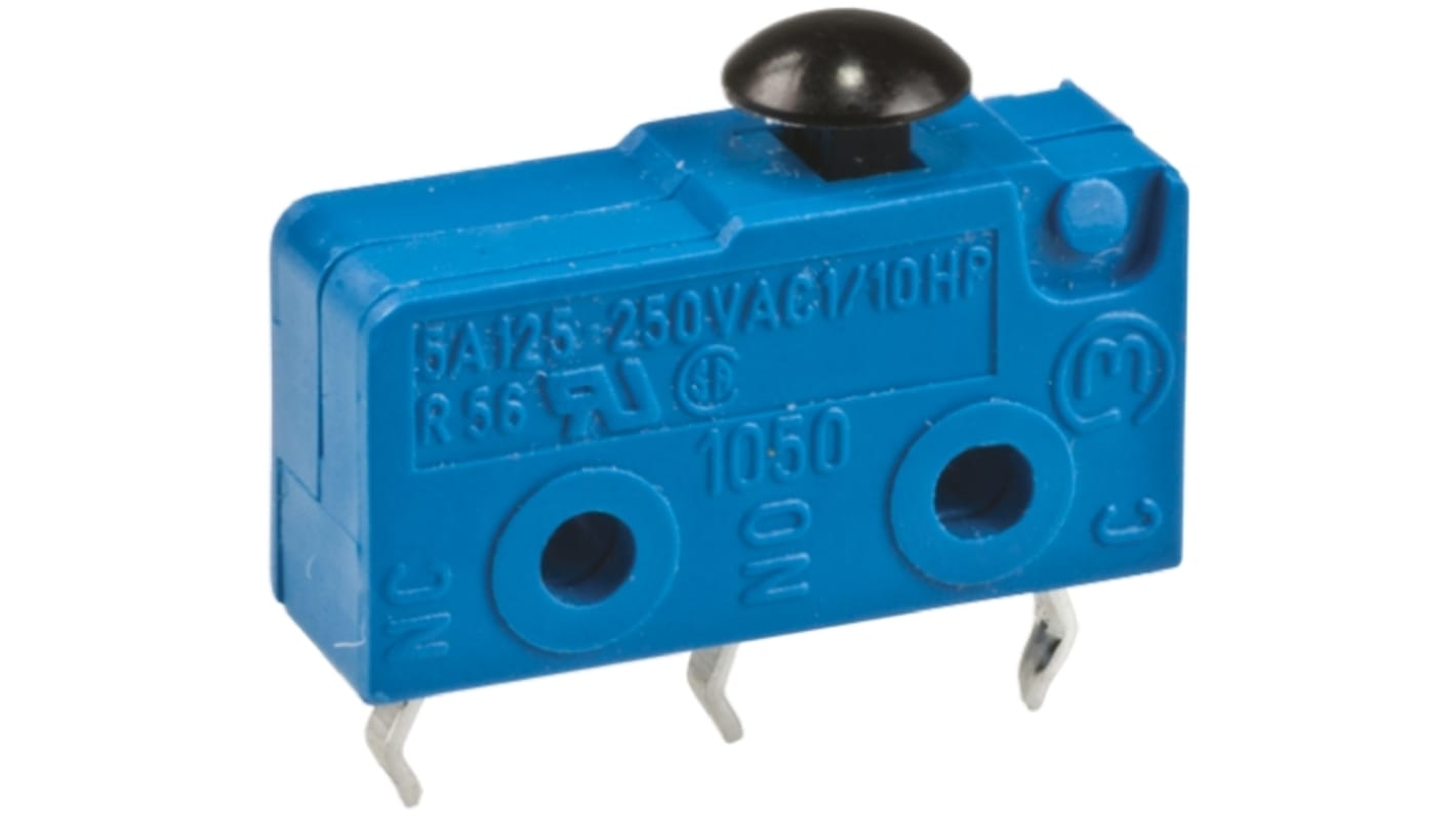 Microinterruttore, Marquardt, SP-CO, 5 A a 250 V c.a., IP00, IP40, per PCB