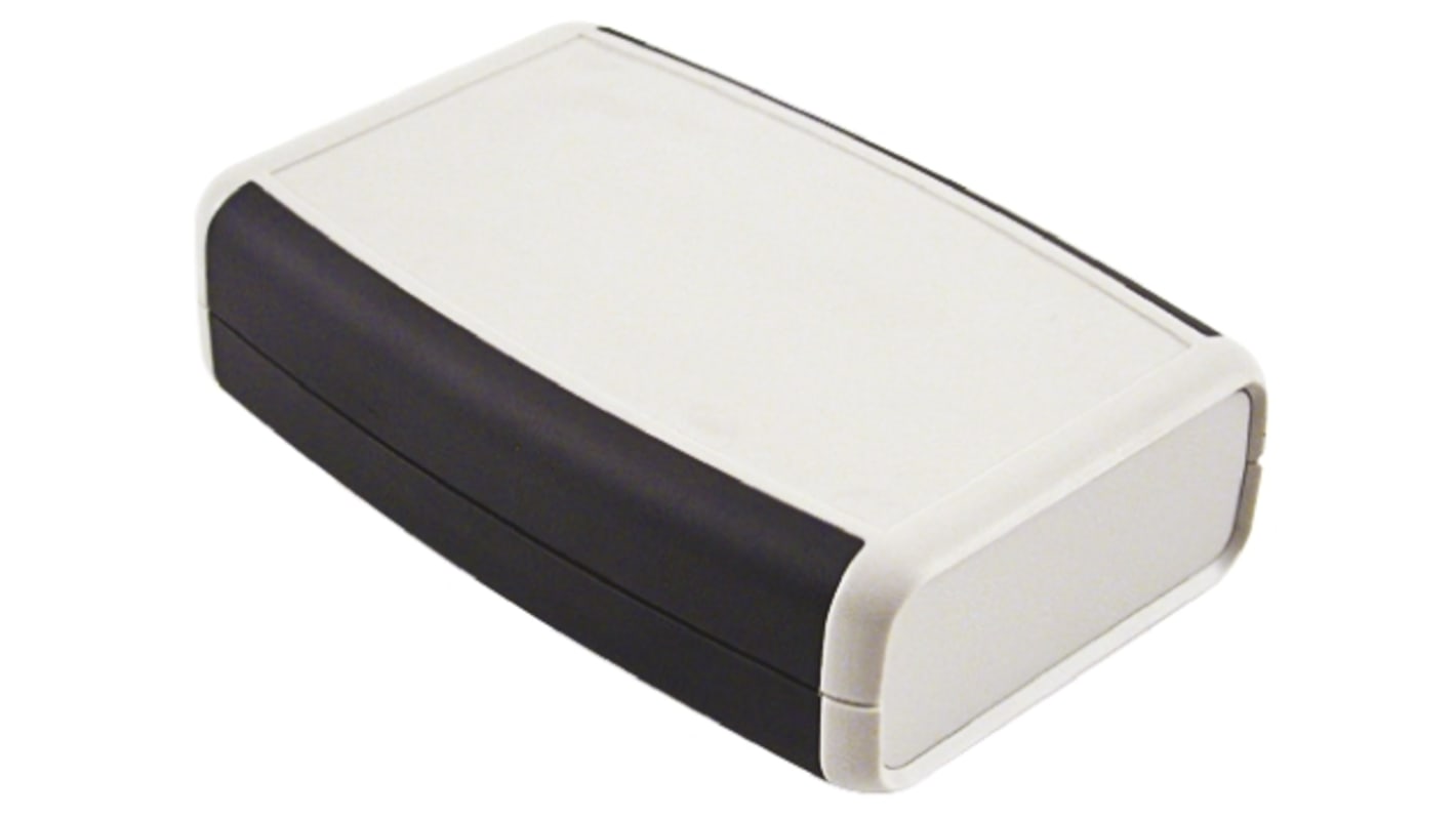 Caja portátil Hammond de ABS Gris, 147.24 x 89 x 25mm, , con compartimento batería, muesca de teclado, IP54
