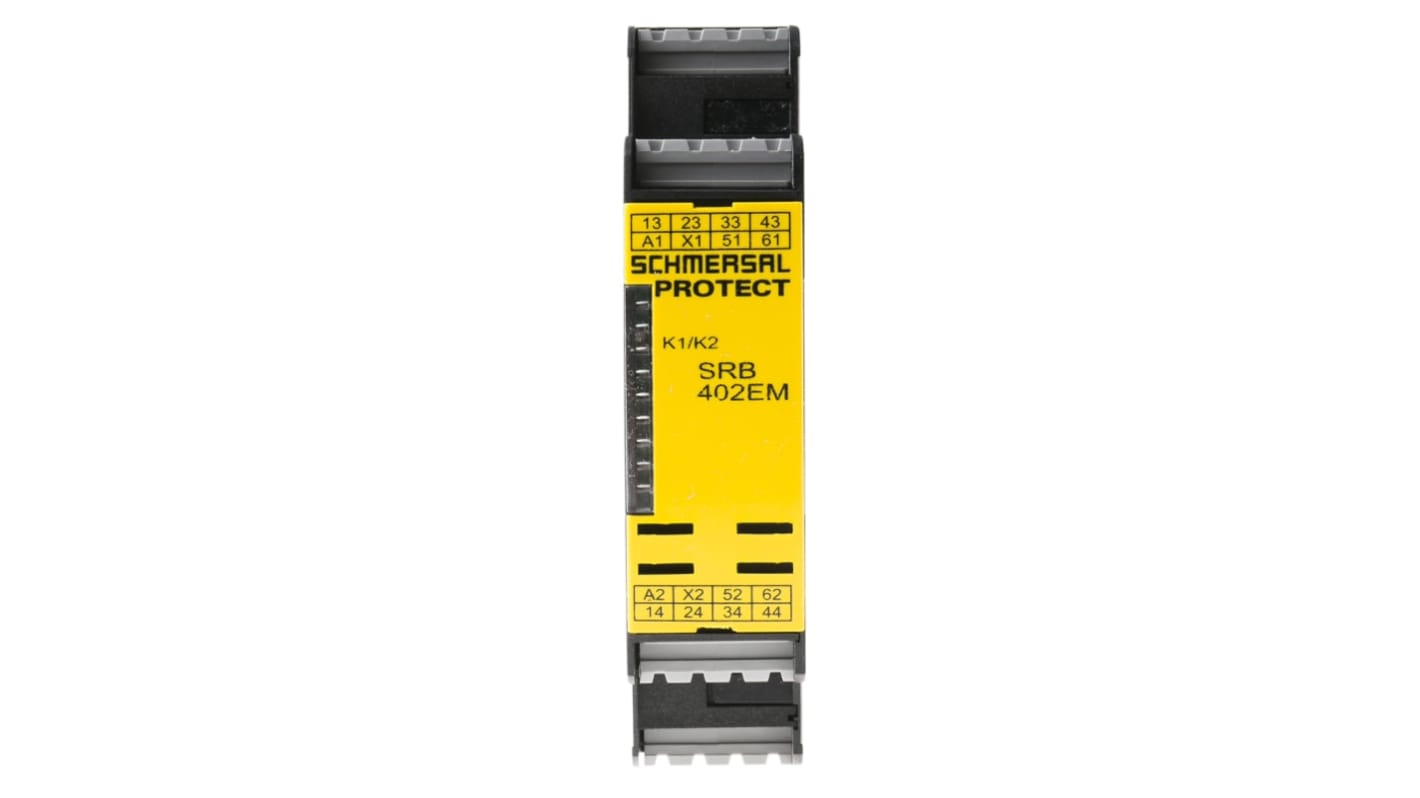 Schmersal SRB 402EM Series Output Module, 0 Inputs, 6 Outputs, 24 V