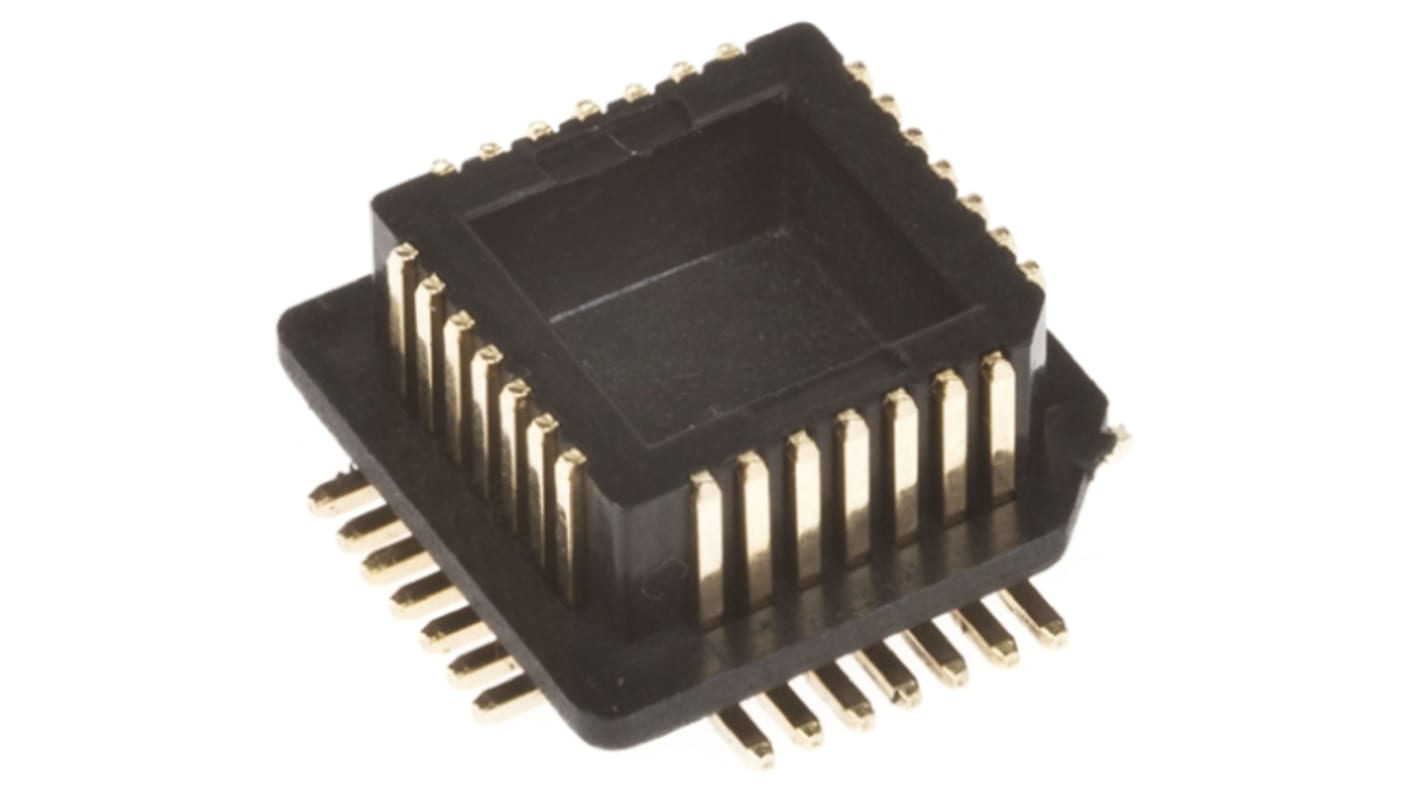 Winslow Right Angle SMT Mount 1.27mm Pitch IC Socket Adapter, 32 Pin Male PLCC to 32 Pin Male PLCC