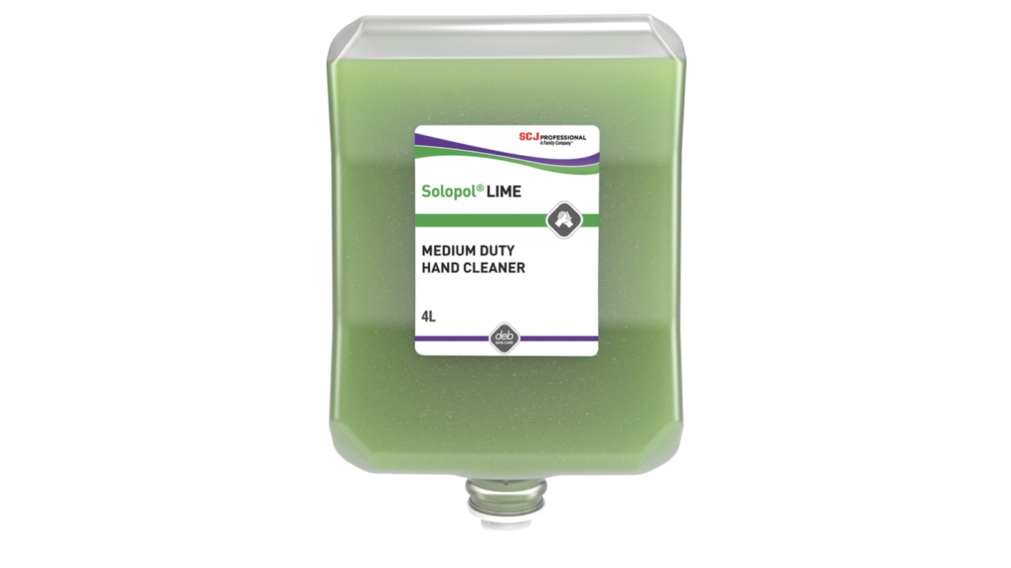 SCJ Professional Solopol® Lime Handseife,  Zitrus-Duft , Kartusche, Grün, 4L