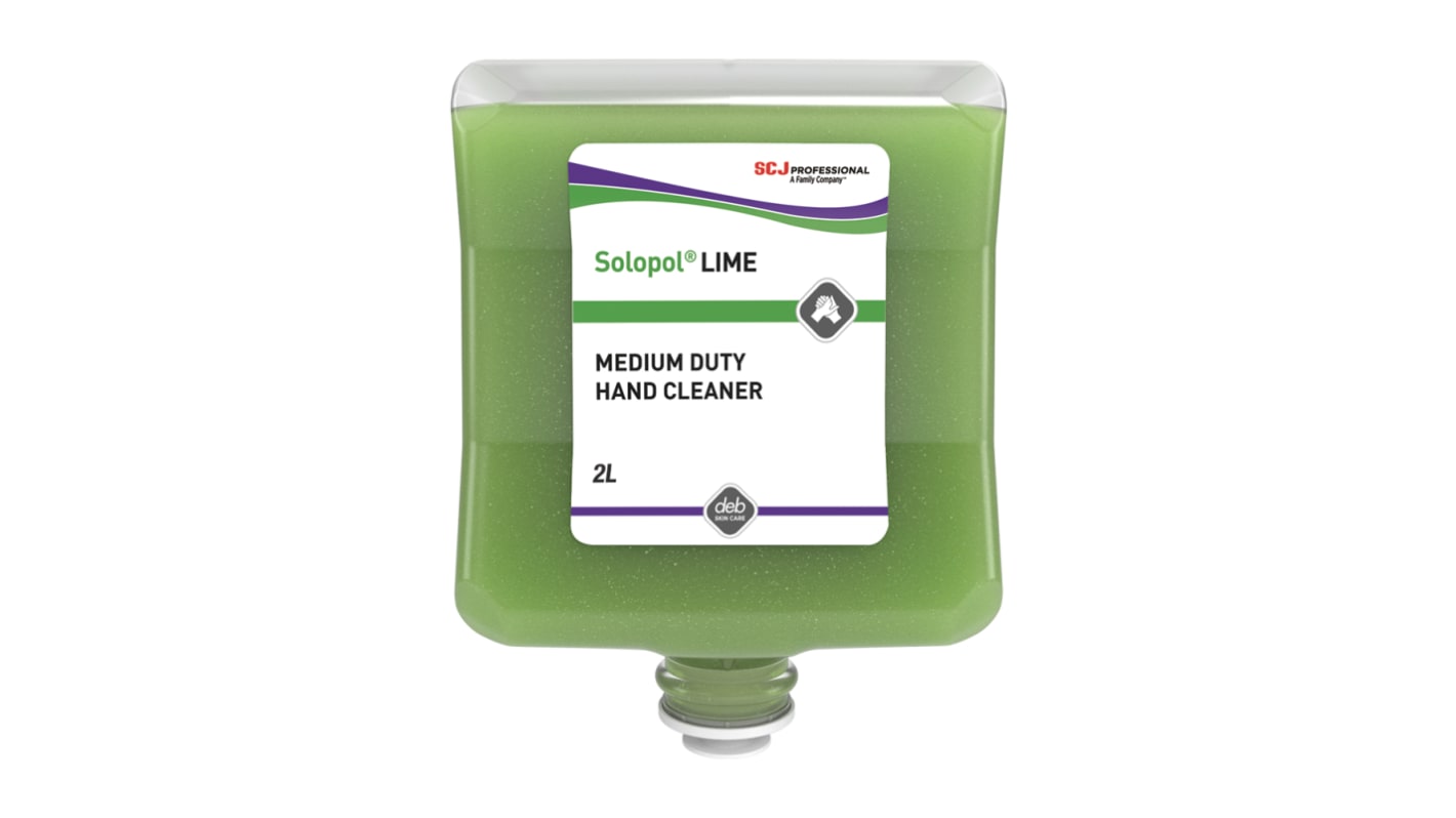 SCJ Professional Solopol® Lime Handseife,  Zitrus-Duft , Kartusche, Grün, 2L