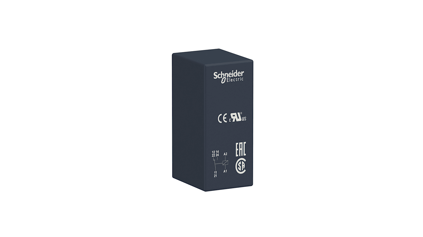 Schneider Electric PCB Mount Power Relay, 48V ac Coil, 16A Switching Current, SPDT