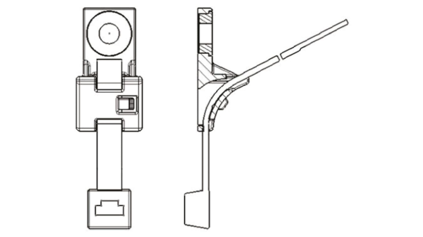 HellermannTyton Cable Tie, Assembly, 390mm x 7.6 mm, Black PA 6.6 Heatstabilised, Pk-100