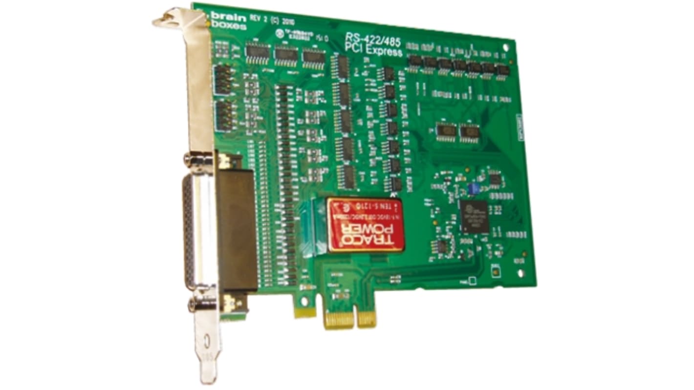 Brainboxes 4 Port PCIe RS422, RS485 Serial Card