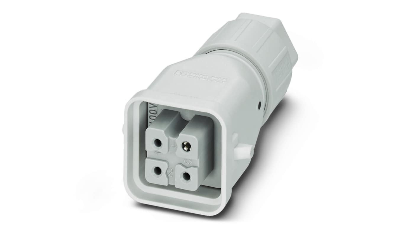 Phoenix Contact HC-A3-BUQ1.5-TFL-G-PA Heavy Duty Power Connector Housing, 3 Contacts