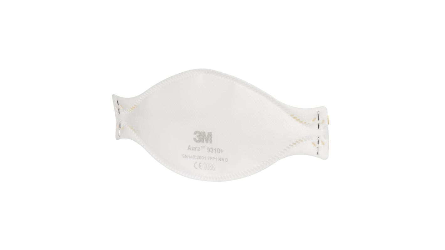Mascherine usa e getta FFP1 3M serie Aura™ 9300+, col. bianco