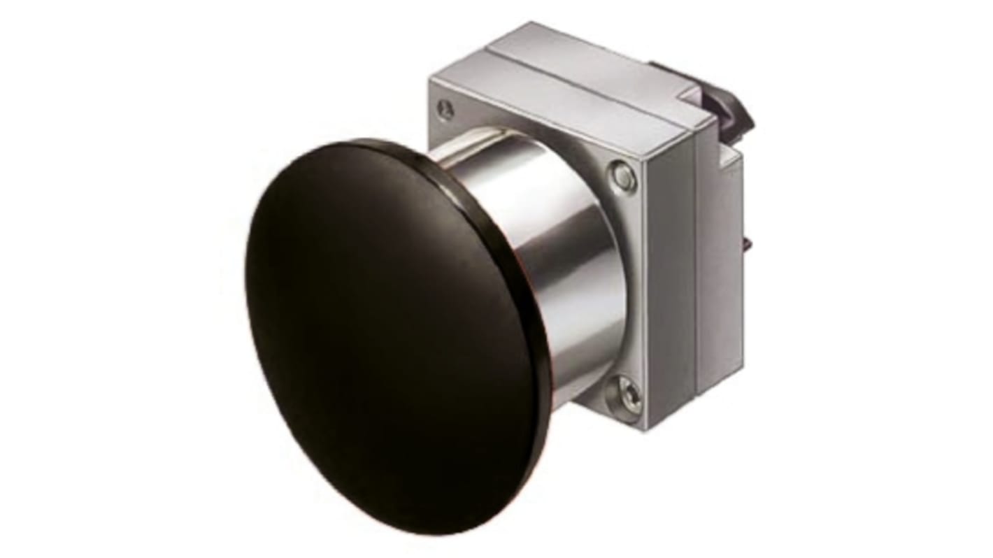 Siemens 3SB3 Series Black Latching Push Button Head, 22mm Cutout, IP67