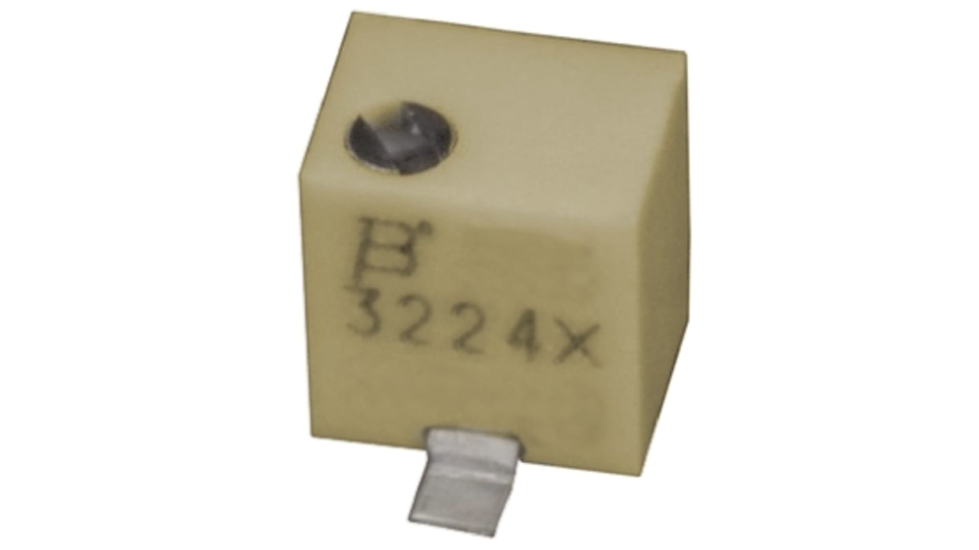 Bourns 3224 12-Gang SMD Trimmer-Potentiometer, Einstellung von oben, 500kΩ, ±10%, 0.25W, Gullwing, L. 4.8mm