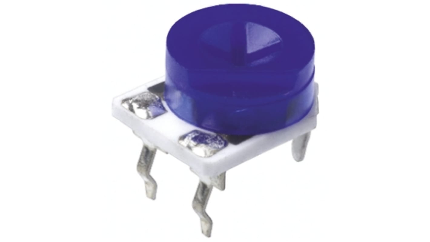 1kΩ, Through Hole Trimmer Potentiometer 0.5W Top Adjust Bourns, 3309