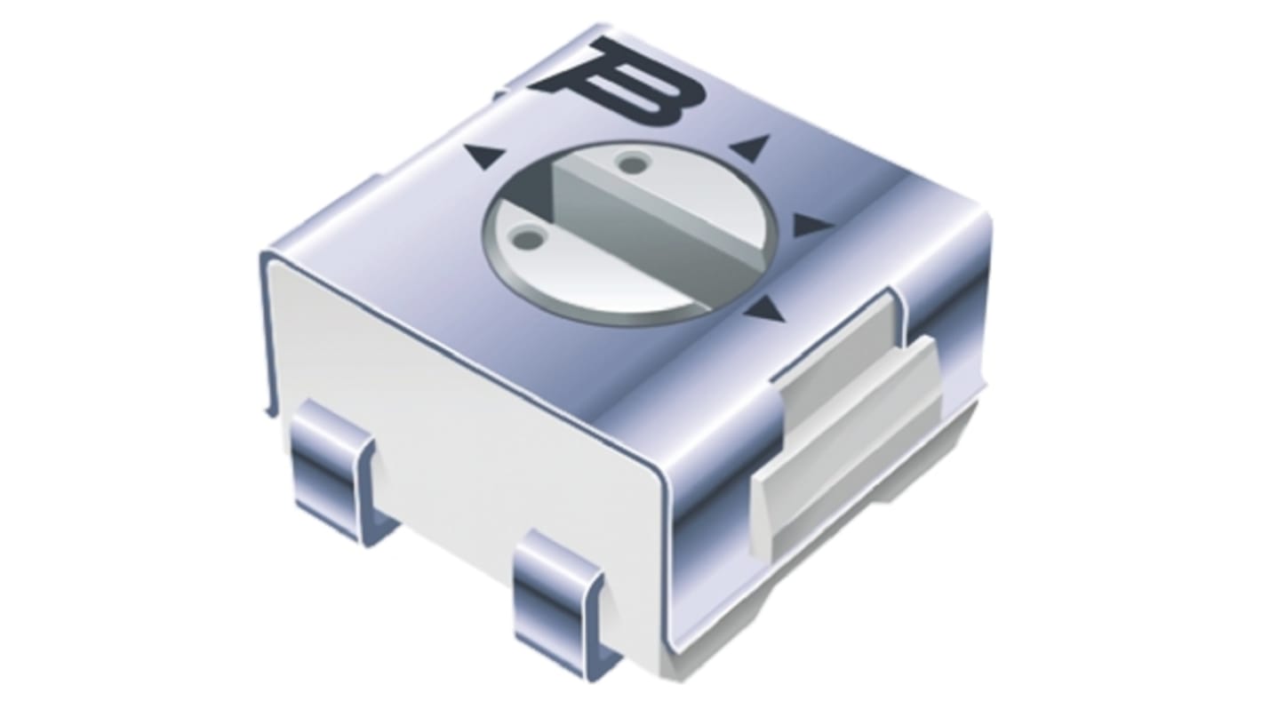 Bourns 3314 1-Gang SMD Trimmer-Potentiometer, Einstellung von oben, 470Ω, ±20%, 0.25W, J-Schraubkloben, L. 4.5mm