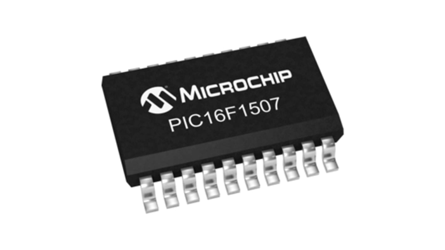 Microchip PIC16F1507-I/SO, 8bit PIC Microcontroller, PIC16F, 20MHz, 3.5 kB Flash, 20-Pin SOIC