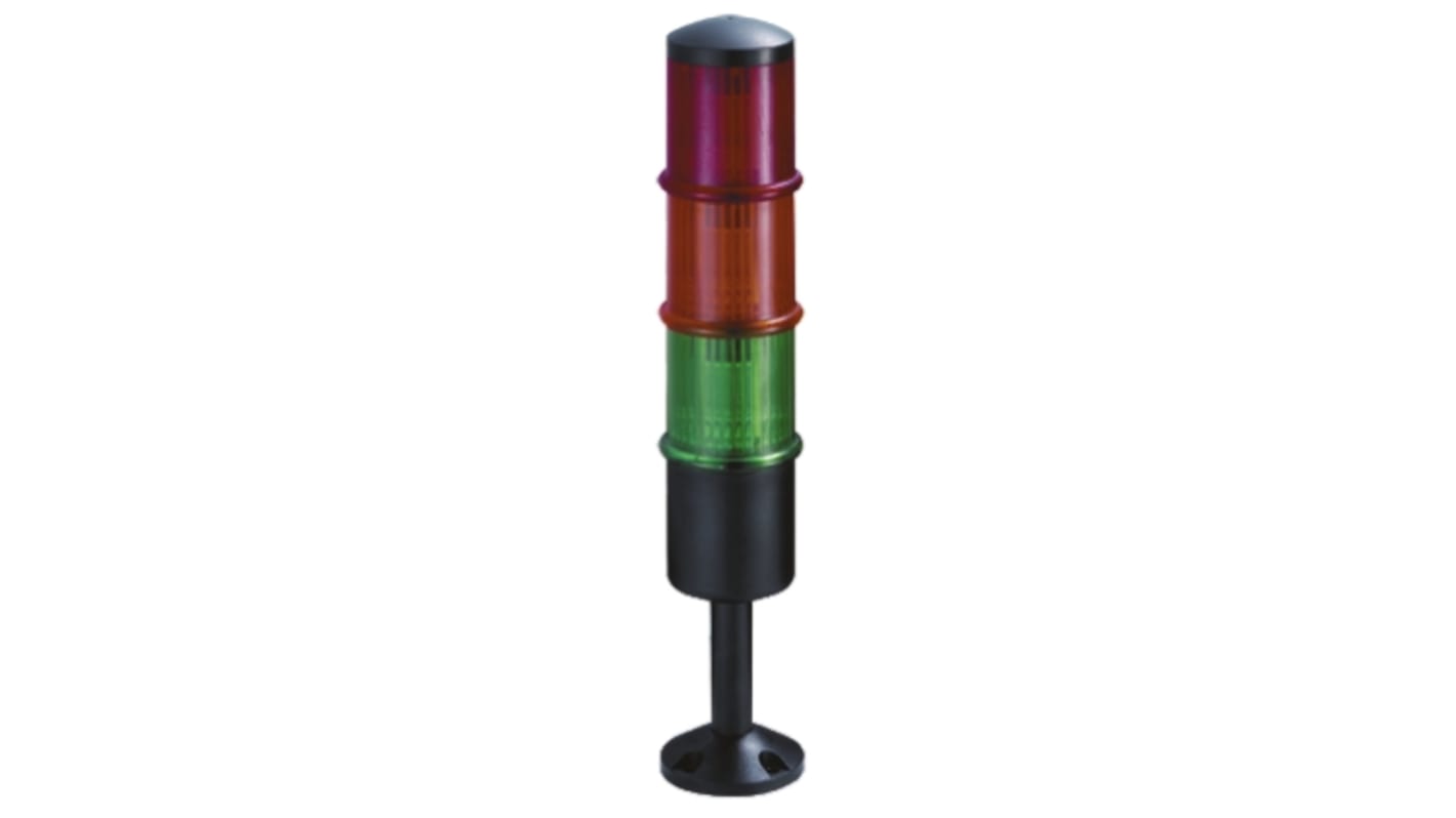 Eaton SL-100 Series Red/Yellow/Green Signal Tower, 3 Lights, 24 V ac/dc