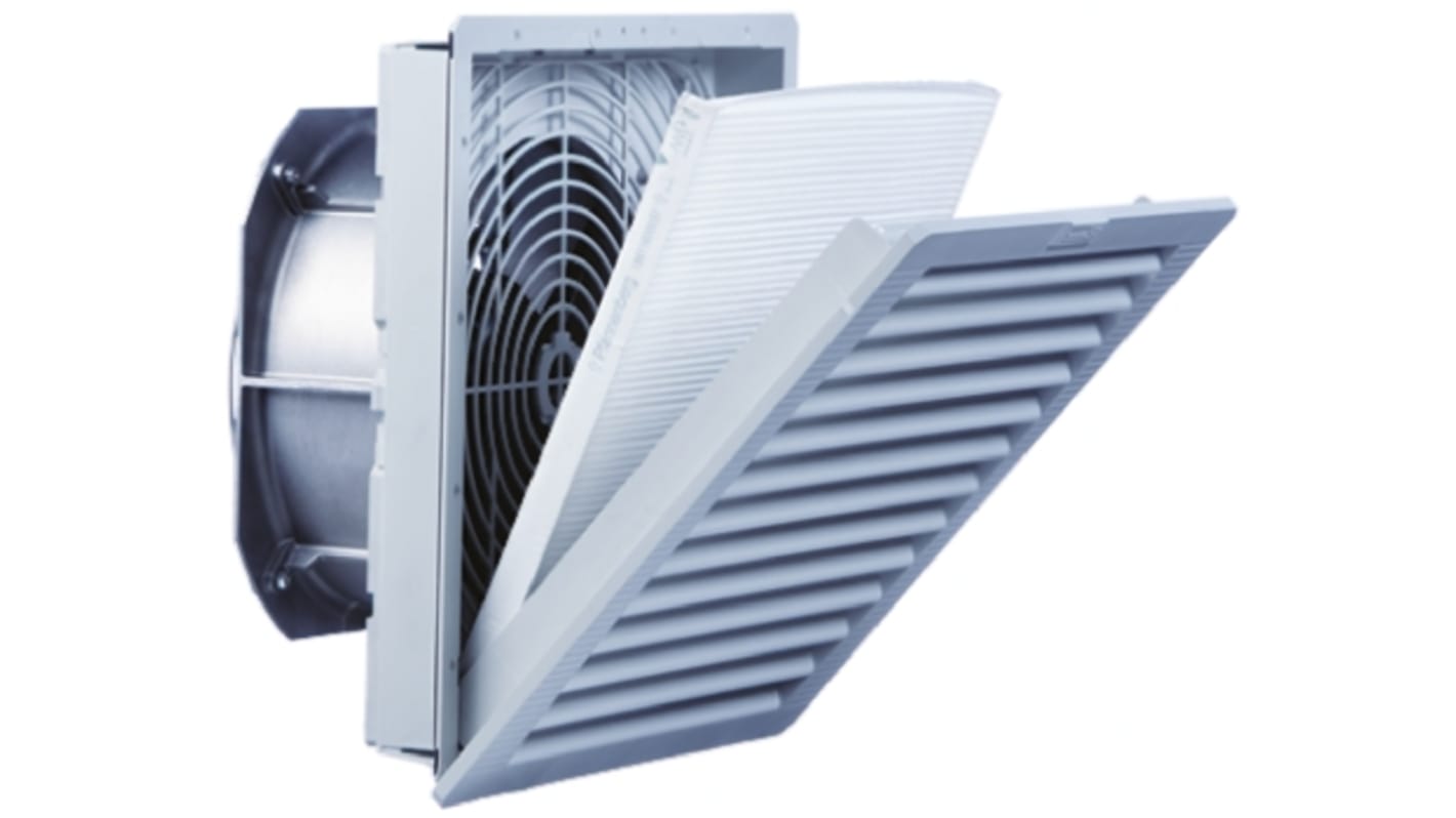 Ventilateur à filtre Pfannenberg, 423m³/h, 230 V ac, 320 x 320mm