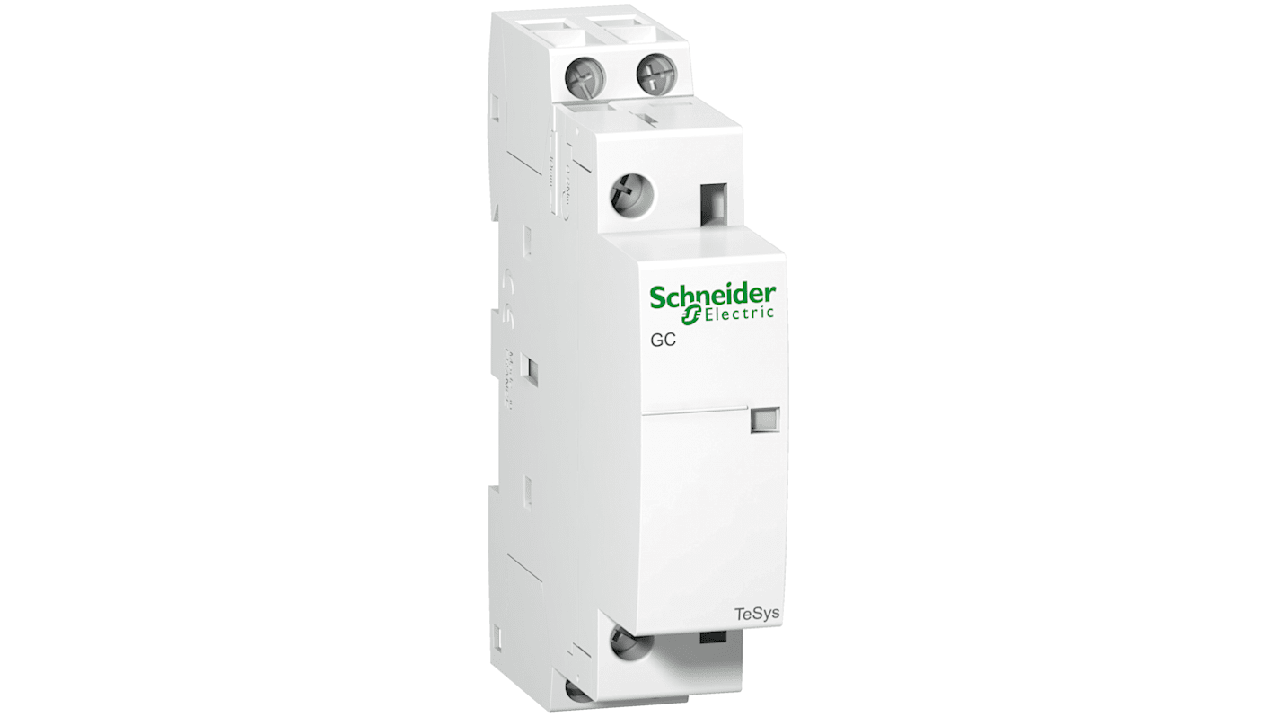 Schneider Electric TeSys GC GC25 Contactor, 24 V ac Coil, 2-Pole, 25 A, 2NC, 250 V ac