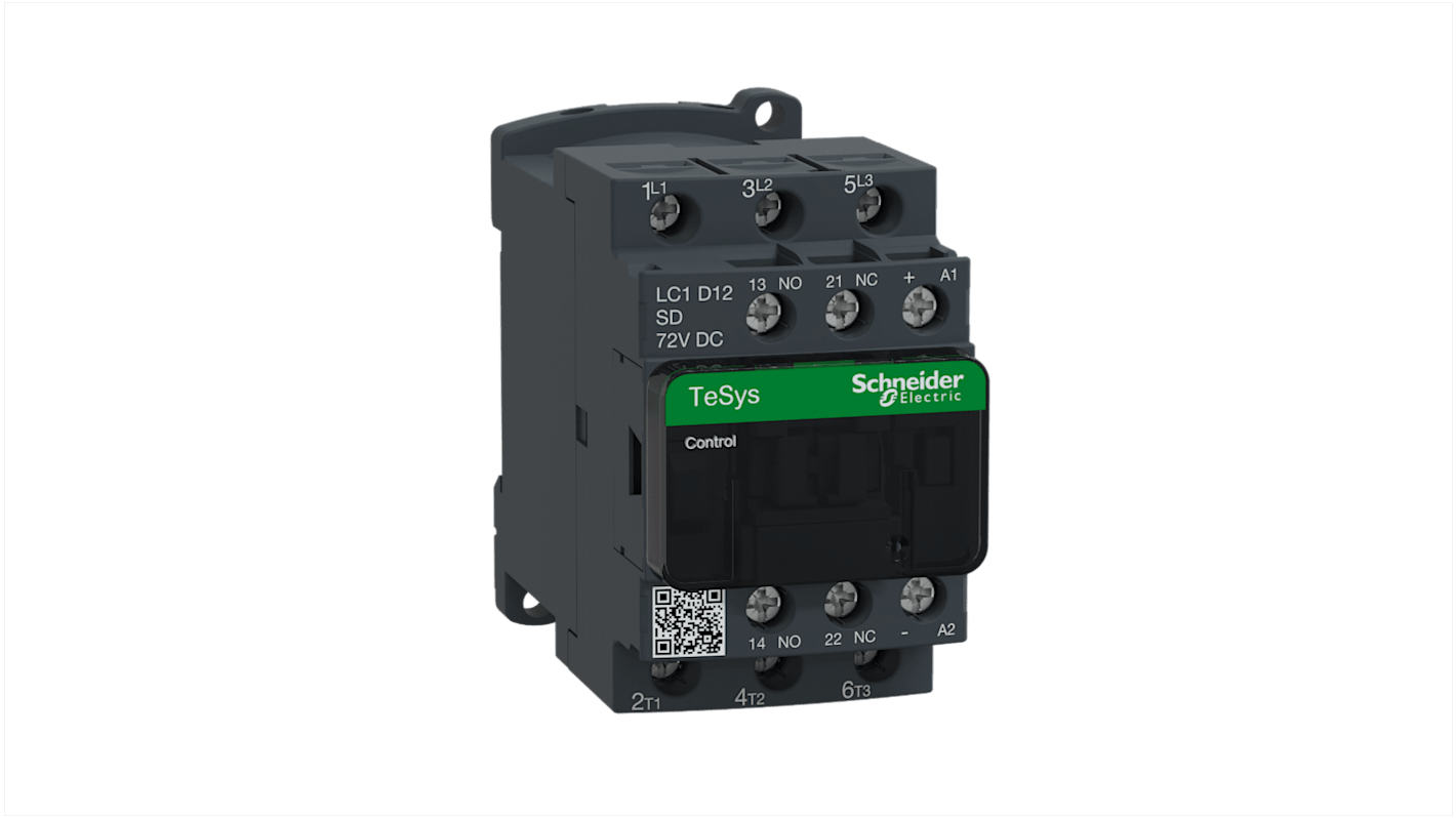 Stycznik 72 V dc Schneider Electric styki: 3 12 A 3NO Śruba LC1D12SD