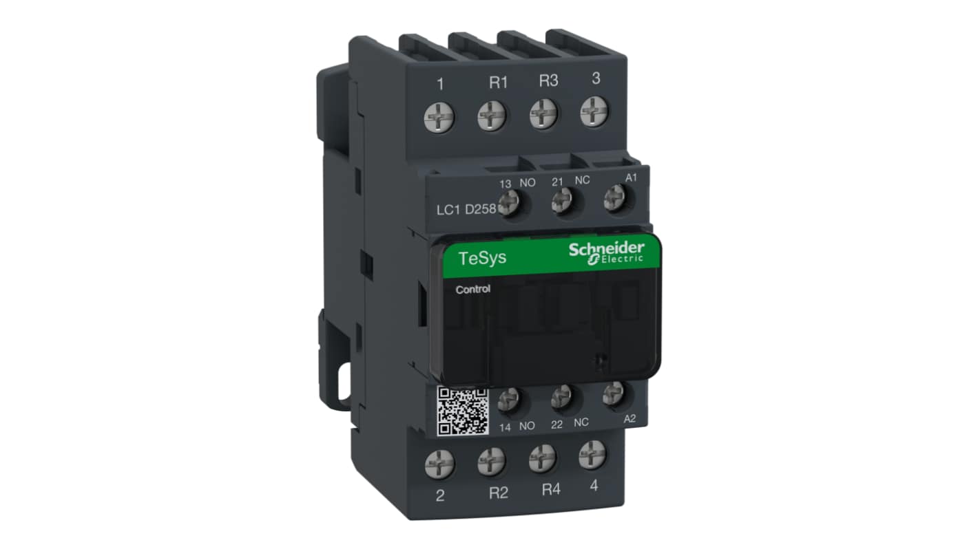 Stycznik 220 V AC Schneider Electric styki: 4 40 A 2NO + 2NC Śruba LC1D258M7