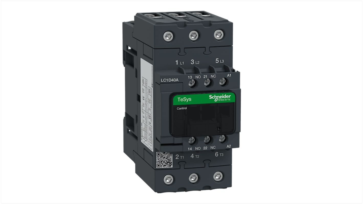 Stycznik 400 V AC Schneider Electric styki: 3 40 A 3NO Śruba LC1D40AN7