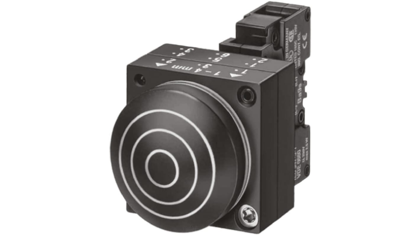 Siemens 3SB3 Series Push Button, Panel Mount, 22mm Cutout, IP65