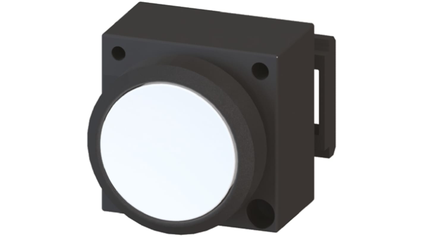 Siemens 3SB3 Series White Flat, Latching Actuation, 22mm Cutout