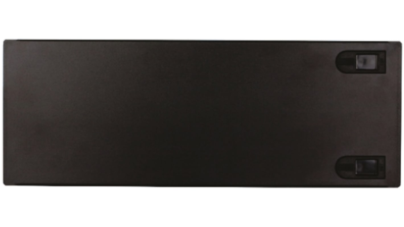 Pannello frontale RS PRO 4U, Nero, 480 x 177mm